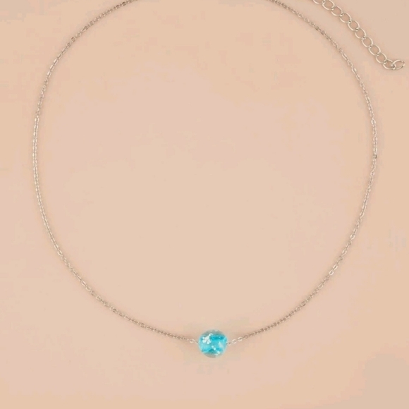 BUY 3/$15 NWT-  Glow In The Dark Round Ball Decor Necklace - Picture 2 of 4